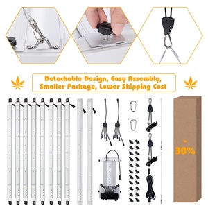 Giải pháp đèn LED trồng cây độ đồng đều quang học cao 600W, đèn LED trồng cây quang phổ đầy đủ, đèn LED trồng cây LM301H EVO 660nm IR UV, đèn trồng cây tốt nhất - Product Image 3