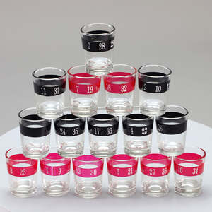 Giochi da Bar per Adulti, <span class=keywords><strong>Roulette</strong></span> Russa con Ruota Girevole, Set per Gioco con Bicchierini da Shot e Bevute, con 16 Bicchieri per 2-8 Persone - Product Image 4