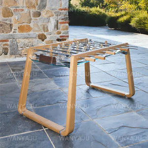 Prix spécial lit en ardoise de haute qualité table de <span class=keywords><strong>billard</strong></span> en verre transparent pied de chêne table de <span class=keywords><strong>billard</strong></span> en verre table de football/football en verre - Product Image 6