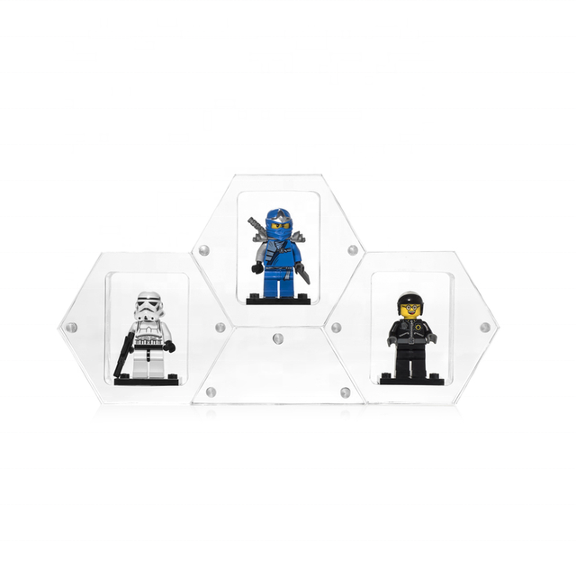Vinyl Figure Acrylic Display Case for Single Lego Mini Figure Collector Lucite Display Holder Acrylic Minifigure Protector
