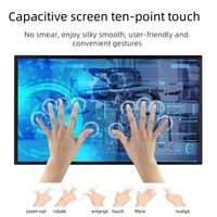 Moniteur tactile industriel étanche à 10 points, 10,1/15,6/18,5/21,5 pouces, écran TFT PC IP65 pour usage professionnel, Windows/Android