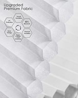 Taille personnalisée Semi occultant cellulaire contrôle intelligent stores irréguliers en nid d'abeille pour fenêtres trapézoïdales