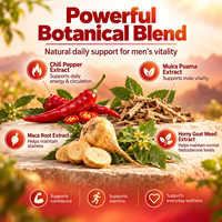 Gummies de vitalité masculine haute puissance avec piment et maca – Complément alimentaire végétal pour l'équilibre hormonal – OEM & ODM