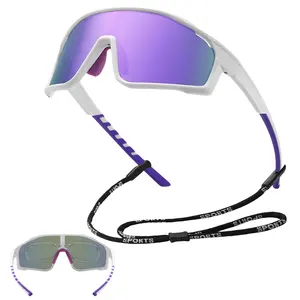 Kacamata polarisasi bersepeda pria dan wanita, kacamata pelindung terik matahari olahraga luar ruangan, berkendara, sepeda gunung untuk pria dan wanita