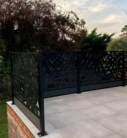 Panneaux de clôture de jardin en composite WPC à faire soi-même, très demandés, utilisables comme balustrades, clôtures en composite et clôtures WPC