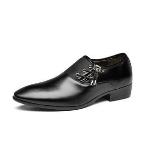 Zapatos de Vestir de Cuero para Hombre <span class=keywords><strong>Oxford</strong></span> 38-48, Estilo Brogue con Punta de Ala, Negros, de Goma EVA y PU Artificial, Formales, de Negocios, Estilo Indio - Product Image 1