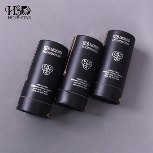 Food Grade Cylinder <strong>Box</strong> Round <strong>Long</strong> Black Kraft Cardboard Paper Tube Packaging <strong>Box</strong> for Loose Tea - Product Image 6
