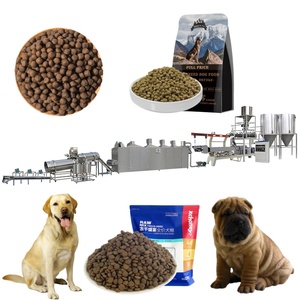 สายการผลิตอาหารสุนัขแบบอัตโนมัติเต็มรูปแบบประสิทธิภาพสูง เครื่องอัดรีดแบบสกรูคู่ พร้อมระบบควบคุม PLC และปั๊ม สแตนเลส 304 - Product Image 2
