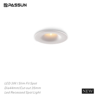 Projecteur LED COB à coupelle profonde pour plafond, homologué CE