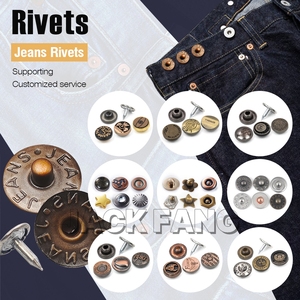 2025 Mới Đến Kim Loại Shank Nút Quần Jean Thương Hiệu Tùy Chỉnh Nhà Sản Xuất Đinh Tán Denim Tack Nút Quần Jean - Product Image 6