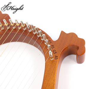 Nuovo Disegno Portatile Strumento Musicale In Legno di Mogano 16 Corde Lira Arpa - Product Image 3