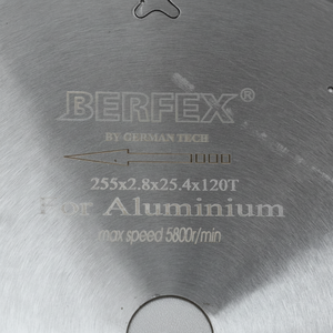 Lame de scie personnalisée Lame de scie HSS solide 2.8mm Kerf 25.4 30mm Alésage 120 dents Lame de scie circulaire pour la coupe de l'aluminium - Product Image 1