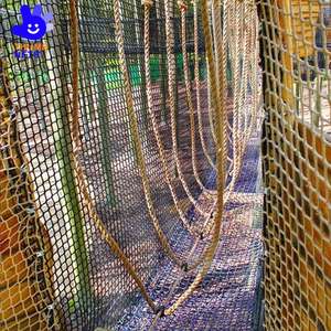 Grande rete di corda per bambini all'aperto trampolino albero parco divertimenti giostre per il divertimento arrampicata - Product Image 4
