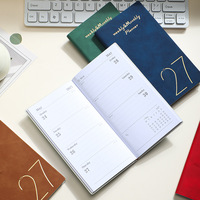 PQ Wholesale 2027 A6 Agenda 365 Jours Gestion du temps Planification hebdomadaire Carnet de notes Format de poche Journal de planification quotidienne