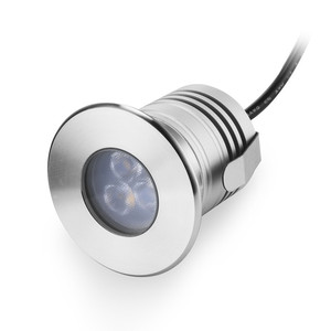 ไฟสระว่ายน้ำ LED สแตนเลสสตีล กันน้ำ IP68 พร้อมรีโมทคอนโทรล ค่า CRI สูง 90 รูปทรงกลม สายเคเบิลและคลิปยึด - Product Image 2