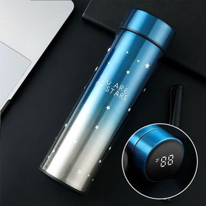 Smart Modern <b>Thermo</b> Reminder Drink Water <b>Bottle</b> With LED Temperature Display Lid Vacuum Flask for Camping Hot and Cold - Product Image 5