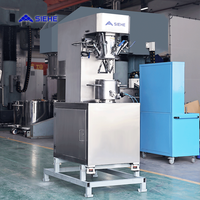 Mélangeur planétaire double sous vide en acier inoxydable 15L pour solution d'acide hyaluronique pâte à dents pâte alimentaire