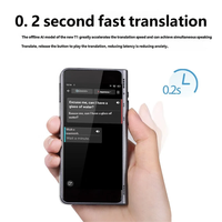 Traducteur portable hors ligne AI avec 44 paires de langues, écran tactile, traduction en temps réel, traducteurs intelligents pour les voyages et les affaires