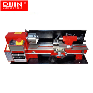 Mesin bubut logam Mini 7x14 DIJIN merek mesin bubut bangku kecil 550W dengan mengejar Dial roda gigi logam jenis kecepatan variabel dengan Diskon - Product Image 1