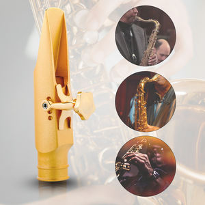 NAOMI placcato oro B-bemolle sassofono sassofono Sax copipiece legatura 5.6.7.8.9.10 deflettore dritto a camera media per <span class=keywords><strong>musica</strong></span> <span class=keywords><strong>Jazz</strong></span> - Product Image 2