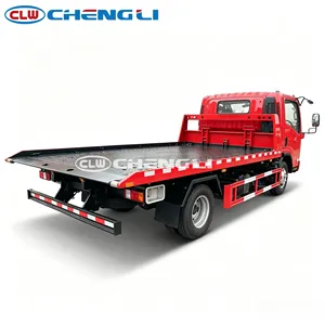รถยกพ่วงแบบพื้นเรียบ 1suzu 4*2 2 เพลา 5.6 เมตร สำหรับลากจูงในเมือง รุ่นใหม่ล่าสุด - Product Image 5