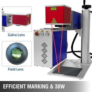 Machine de marquage et de gravure au laser CO2 30W/40W refroidie par air CNC pour le bois et le cuir, prenant en charge les formats DXF/PLT/AI/DWG/DST - Product Image 4