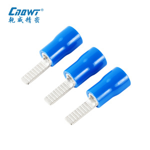 Connecteur à sertir à lame en cuivre isolé en PVC bleu DBV2 pré-isolé AWG 16-14 pour batterie et industrie - Product Image 2