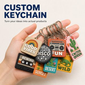 Custom Logo Soft PVC <strong>Keychain</strong> 3D Rubber Key Ring Promotional Gift Souvenir for Wholesale Order Packsack Accessories - Product Image 5