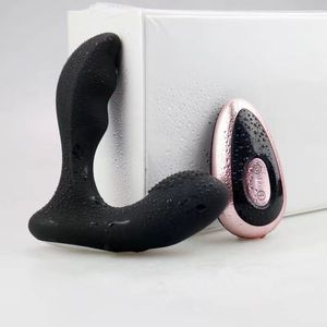 Massaggiatore Prostatico Vibrante in ABS+Silicone 2025, Dilatatore Anale, Plug Anale in Nero/Viola per Sesso Anale e Vaginale - Product Image 2