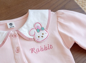 Falda POLO para niñas, primavera y otoño, nueva falda <span class=keywords><strong>de</strong></span> princesa para niños, falda con cuello <span class=keywords><strong>de</strong></span> muñeca <span class=keywords><strong>de</strong></span> dibujos animados <span class=keywords><strong>de</strong></span> estilo académico para bebés femeninos - Product Image 4