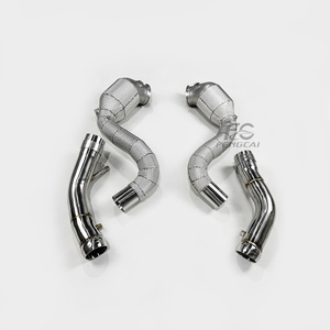 Tubo de Escape de Alto Flujo OEM para Mercedes-Benz W205 C63 4.0T 2015-2019 con Aislamiento Térmico, Proceso de Forjado, Mejora de Potencia - Product Image 5