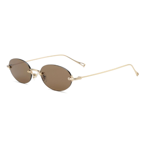 Lunettes de soleil sans monture CY pour femmes et hommes, mode rétro, verres dégradés, marque de luxe, lunettes de soleil carrées de petite taille, logo personnalisé ODM - Product Image 6