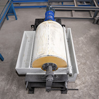 Équipement de traitement des minerais de magnétaite et d'hématite à haute intensité, machine de tri minier, séparateur magnétique à tambour humide