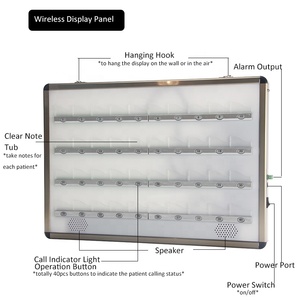 Thạc Sĩ Đơn Vị 20 Kênh Bác Sĩ Gọi Thiết Bị Từ Xa Bệnh Nhân Cảnh Báo Khẩn Cấp Đẩy Sos Hoảng Loạn Nút Y Tá Cuộc Gọi Hệ Thống - Product Image 3
