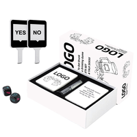 Kit de jeu de cartes personnalisé à bas prix avec minuteur sablier, kit de jeu de société OEM personnalisé de haute qualité