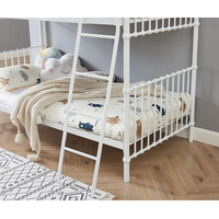 Lit superposé double en métal sur mesure de style moderne pour chambre d'enfants et de filles