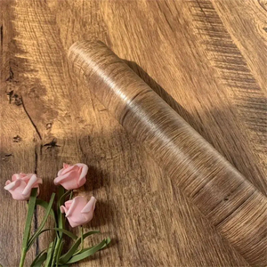 Grain de bois PVC papier peint étanche auto-adhésif autocollants bureau armoire <span class=keywords><strong>placard</strong></span> Table meubles rénovation de la maison décor Film - Product Image 1