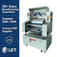 Machine de laminage et de découpe de films PCB pour films ITO, TP, découpe de précision servo à longueur fixe, installation sur site à l'étranger