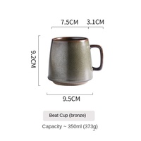 Tasse à thé jetable en céramique de porcelaine moderne XUANHUI, couleur unie, avec couvercle et paille, compatible lave-vaisselle et micro-ondes, idéale pour les cadeaux d'affaires et l'utilisation au bureau