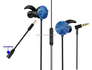 Nouveau design élégant Écouteur stéréo filaire 3.5mm avec double microphone Écouteur de jeu filaire sans retard pour la musique et les jeux - Product Image 4