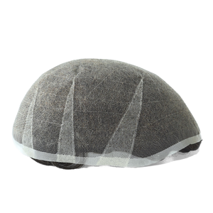 Longfor Ultra Air Full Lace Toupee Haute Qualité Stock Indien Remy Cheveux Remplacement Toute La Dentelle Française En Gros - Product Image 1