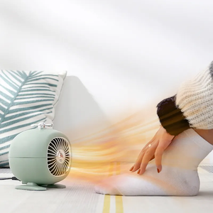 Portable personnel bureau et maison électrique économie d'énergie chauffage ventilateur PTC céramique repose-pieds 400W bureau chaud ventilateur Camping chauffage - Product Image 6