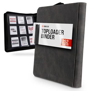Classeur de cartes à collectionner avec plus de 1600 pochettes, album de cartes à 16 pochettes pour cartes de taille standard - Product Image 1