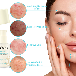 Suero Reparador Calmante de Marca Privada OEM/ODM, Alivio Instantáneo del Enrojecimiento, Reparación de la Barrera Cutánea, Esencia de Avena, Centella, Colágeno y Pantenol - Product Image 5