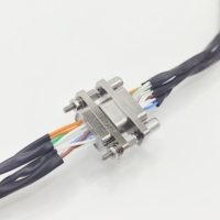 OEM HJ30J Serie Rechteckiger Steckverbinder HJ30J-12TJP Hochgeschwindigkeits-Mikro-D-Steckverbinder mit Kabelkonfektion