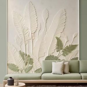 Изготовленный на заказ ручной работы натуральный песчаник пейзажная живопись рельеф 3D Художественная роспись мрамор рельеф - Product Image 4