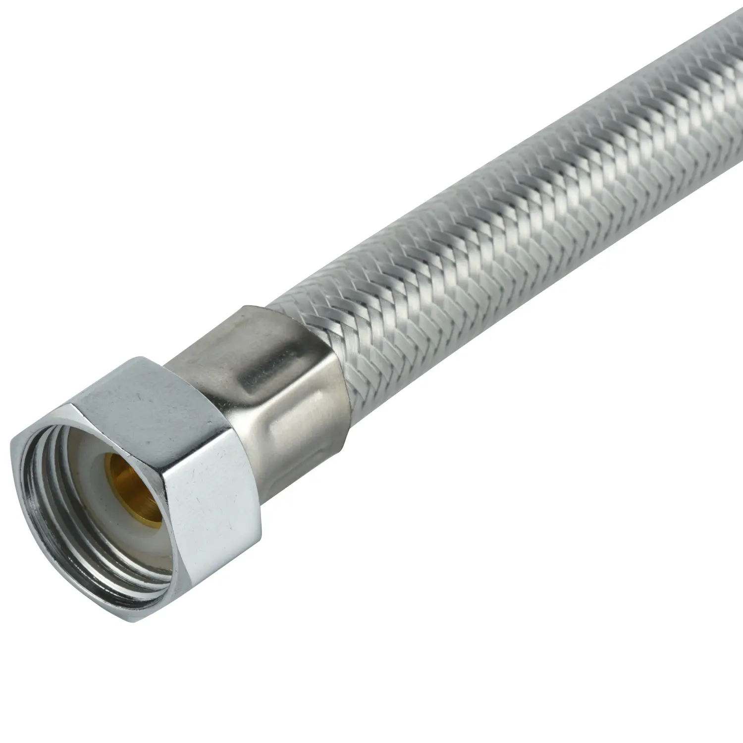 Tuyau de raccordement personnalisé en fil d'acier inoxydable flexible tressé en métal et caoutchouc tuyau flexible tressé