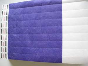 Buntes Großhandel druckbares Tyvek Armband für Veranstaltung - Product Image 5