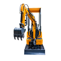 Mini-excavatrice HT10A de 1 tonne, certifiée CE EPA, nouvelle excavatrice sur chenilles hydraulique, petite excavatrice pour travaux agricoles et de construction de jardins