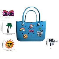 Personnalisé Softball Baseball Lettres Ancre Fleur Animal Fleur plage Sac Charmes Accessoires